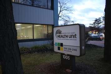 Windsor-Essex County Health Unit, Windsor, January 16, 2020. Photo by Mark Brown, Blackburn News.