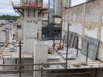 Construction of Joan's Place (Photo by Tamara Thornton, Blackburn Media)