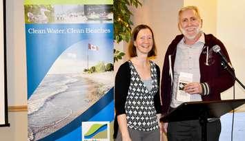 Key note speaker David Carter at the Partner Appreciation Evening, March 20 (Photo by: Ausable Bayfield Conservation Authority)