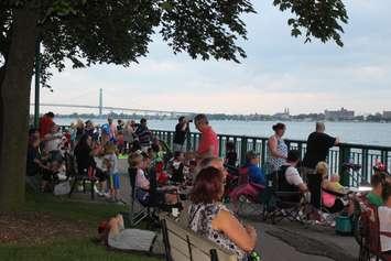 Thousands attend the 2015 Detroit Ford Fireworks Display along Windsor's waterfront on June 22, 2015. (Photo by Ricardo Veneza)