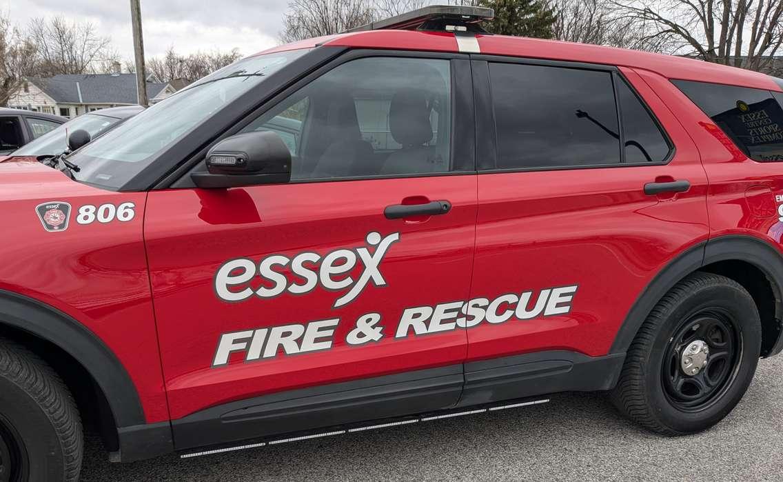 Essex Fire and Rescue vehicle, December 11, 2024. WindsorNewsToday.ca file photo.