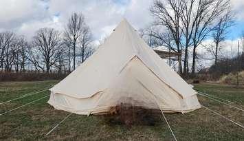 (Photo of a yurt courtesy of the Ontario Provincial Police)