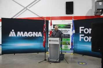 General Manager of Magna in Windsor Brian Alexander, April 5, 2023. (Photo by Maureen Revait) 