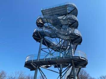 (Viewing tower at Point Pelee National Park. Photo by Adelle Loiselle)