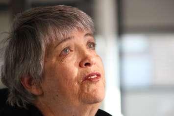 Sandra Havens says her Community Care Access Centre  home care has been eliminated. (Photo by Jason Viau)