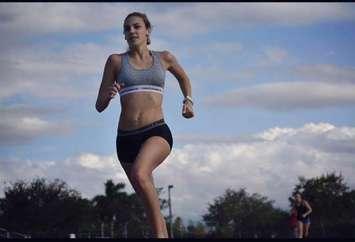 Chelsea Viselli, one of four women who will run Bridge to Bridge Saturday. (Photo courtesy of Josh Horan) 