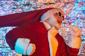 Running santa