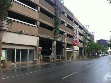 BlackburnNews.com file photo of the parking garage along Pelissier St. in downtown Windsor.