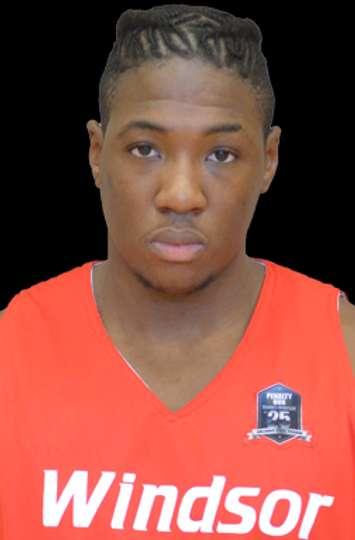 Shaquille Keith of the Windsor Express. Photo courtesy of Windsor Express/NBL Canada