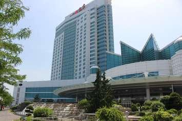 The fountains at Caesars Windsor. Photo by Mark Brown/Blackburn News.