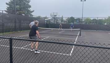 Pickleball at Remington Booster Park, June 13, 2024. (Photo by Maureen Revait) 