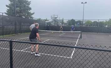 Pickleball at Remington Booster Park, June 13, 2024. (Photo by Maureen Revait) 