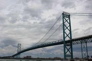 Ambassador Bridge, April 5, 2017. Photo by Maureen Revait