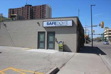 Safepoint safe consumption site in Windsor, April 19, 2023. (Photo by Maureen Revait)