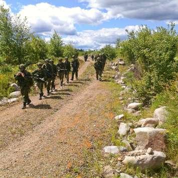 Soldiers training. (Photo courtesy of DND 2022)