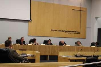 The Windsor-Essex Catholic District School Board meets for its regular meeting on November 24, 2015. (Photo by Ricardo Veneza)