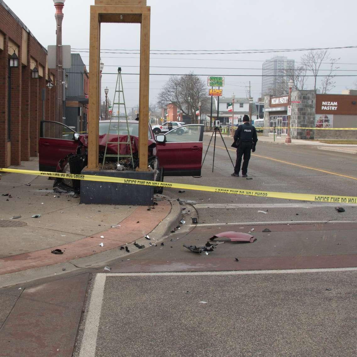 Driver is in life threatening condition after single-vehicle crash in Windsor on February 4, 2024