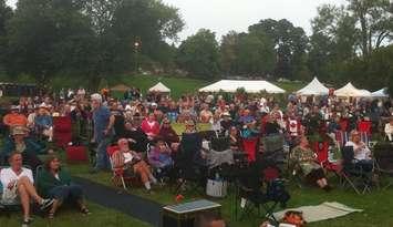 Crowds gather at Lakeside Park. August 8 2014. (Photo by Kevin Black.)