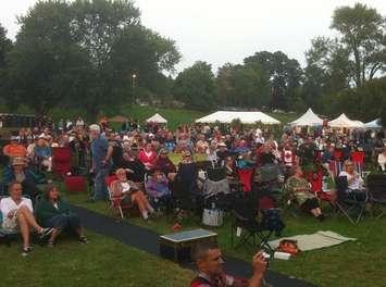 Crowds gather at Lakeside Park. August 8 2014. (Photo by Kevin Black.)