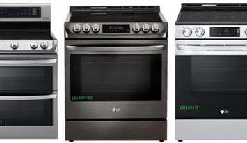 Some of the ranges recalled by LG Electronics Canada and Health Canada (Images from Health Canada)