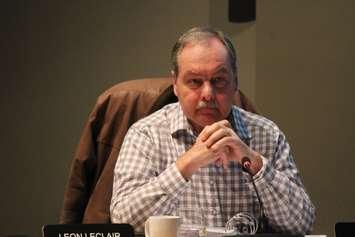 Councillor Joe Faas. January 30, 2018. (Photo by Sarah Cowan Blackburn News Chatham-Kent.)