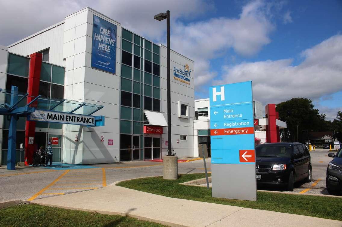 Erie Shores HealthCare in Leamington, September 13, 2023. (Photo by Maureen Revait) 