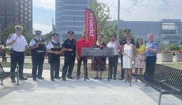 MADD Canada unveils memorial garden in Dieppe Park, August 7, 2025. (Photo by Maureen Revait)