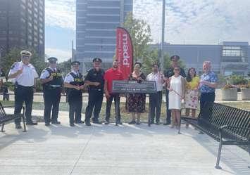 MADD Canada unveils memorial garden in Dieppe Park, August 7, 2025. (Photo by Maureen Revait)