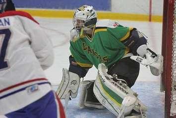 The Wallaceburg Lakers take on the Lakeshore Canadiens, November 19, 2014. (Photo courtesy of Jocelyn McLaughlin)