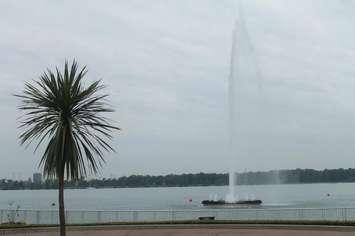 Windsor's Peace Fountain in Reaume Park.  (Photo by Mark Brown/Blackburn News)
