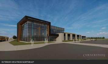 Artist renderings of the new Gregory A. Hogan Catholic School. (Photo courtesy of the St. Clair Catholic District School Board).
