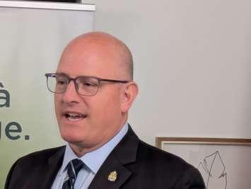 Windsor Mayor Drew Dilkens, August 26, 2025. Photo by Mark Brown/WindsorNewsToday.ca.