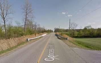 A photo of the 5th Concession Road North bridge in Amherstburg courtesy of Google.com/maps.