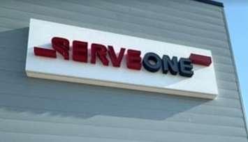 (Photo of SERVEONE sign courtesy of Invest WindsorEssex)