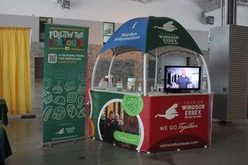 Tourism Windsor Essex Pelee Island tourism kiosk, June 15, 2023. (Photo by Maureen Revait)