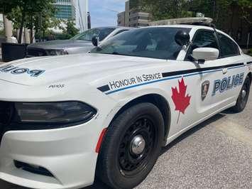 Windsor Police vehicle, May 2024. (Photo by Maureen Revait) 
