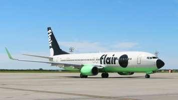 Flair Airlines will offer service from Windsor Airport to Tuscon, Arizona beginning November 2022. Photo courtesy Mayor Drew Dilkens/Twitter.