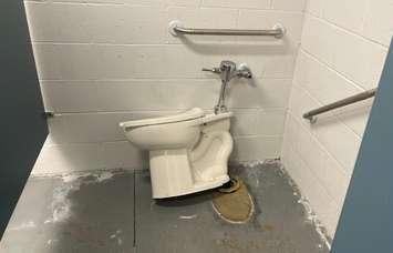 Vandalism in Lakeshore parks. (Photo courtesy of the Municipality of Lakeshore)