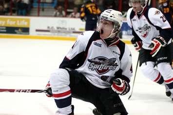 Windsor Spitfires forward Luke Kirwan, Oct. 2, 2014. (photo, courtesy of the Windsor Spitfires)