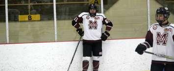 Chatham Maroons forward Maddux Rychel. February 2019. (Photo by Matt Weverink)