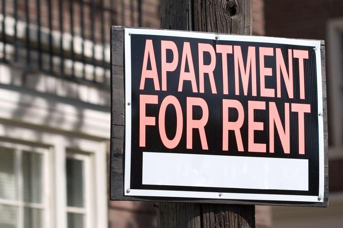 Apartment for rent sign, [Blacqbook]/[iStock / Getty Images Plus] via Getty Images"