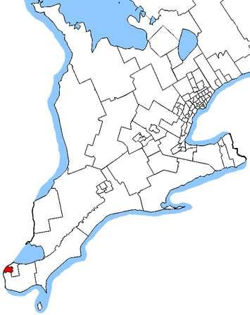 Windsor West riding courtesy of Wikipedia