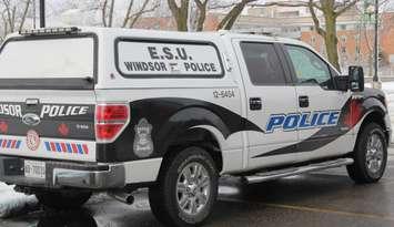 Windsor Police Emergency Services Unit vehicle. Photo by Mark Brown/Blackburn News.
