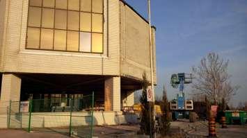 Construction at the Essex Civic Centre on April 2, 2014 (Photo by Ricardo Veneza)