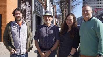 Shawn McNight, Patrick Coutu, Kylie Marsden, Conor Poutney  launch the new ARTPATH event (Photo by: Lindsay Newman/Blackburn Media)
