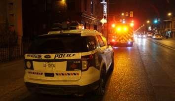 BlackburnNews.com file photo of a Windsor police cruiser and Windsor fire truck. (Photo by Mike Vlasveld)