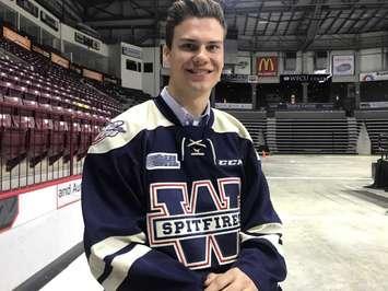 Egor Afanasyev of the Windsor Spitfires. Photo provided by the Windsor Spitfires.