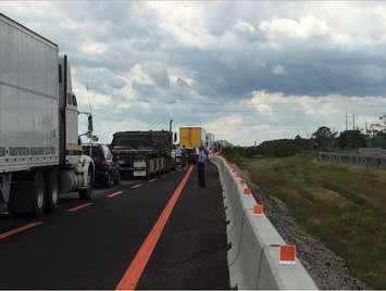 File photo of a Hwy 401 traffic jam. (Photo by Kirk Dickinson)