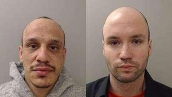 Joshua Allen Spero (L), and Todd Wayne Campbell (R) - (Photo courtesy of Sarnia Police Service)