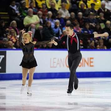 Sarnia's Michael Marinaro and Kirsten Moore-Towers of St. Catharines (Photo Courtesy of Skate Canada)